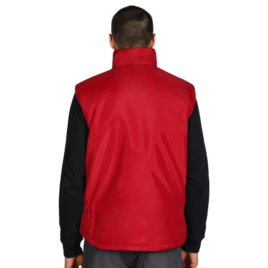 TEN VEST, unisex bodywarmer, red