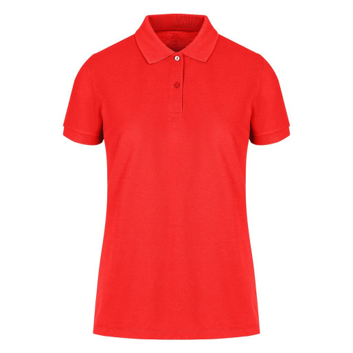 GO GREEN LADY, ženska polo majica, 180 g/m2, crvena