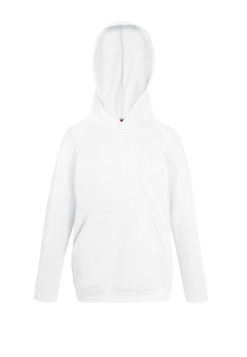 Fruit of the Loom, Kids Lightweight Hooded Sweat, dečija dukserica sa kapuljačom, bela, 5-6