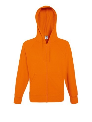 Fruit of the Loom, Lightweight Hooded Sweat Jacket, muški duks sa kapuljačom, narandžasta , M