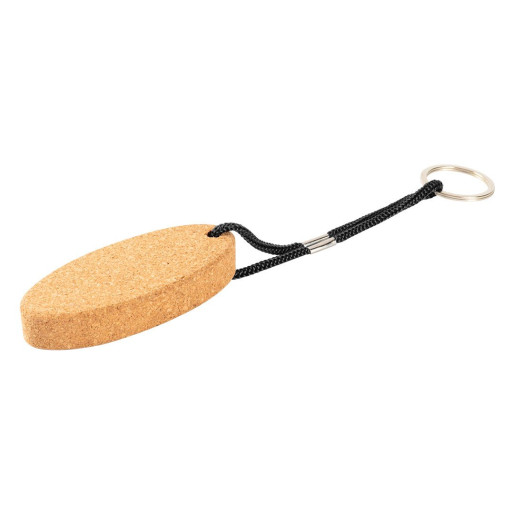 BARKA, cork key holder, black