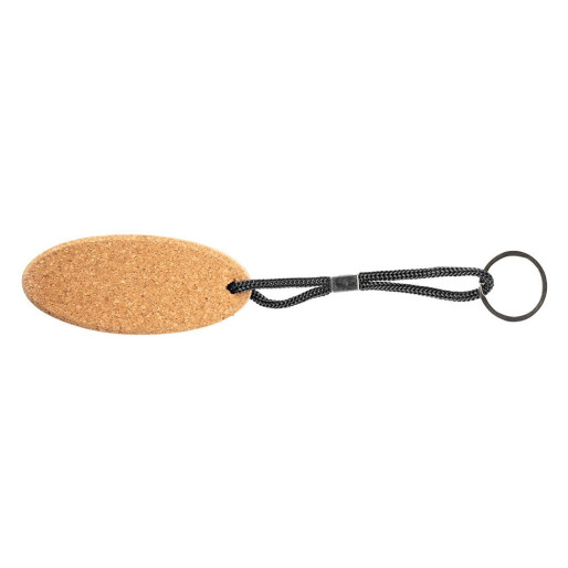 BARKA, cork key holder, black