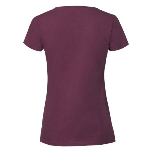 Fruit of the Loom, Ladies Iconic Ringspun Premium T, Women's T-shirt, Burgundy, M