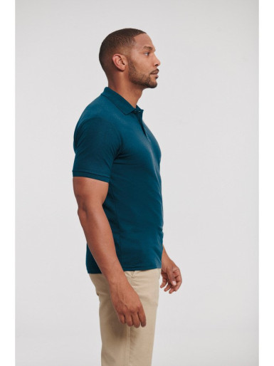 Russell Authentic Eco Polo muška majica petrol plava XS