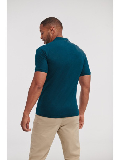 Russell Authentic Eco Polo muška majica petrol plava XS