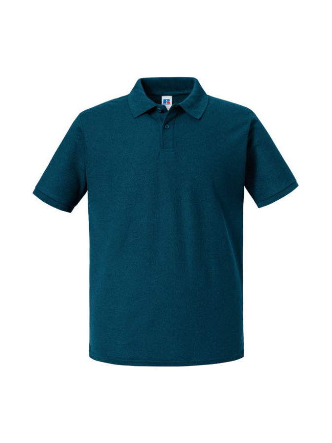 Russell Authentic Eco Polo muška majica petrol plava XS