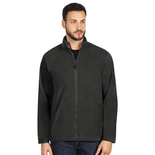 GLECHER, unisex polar fleece sweatshirt, dark gray