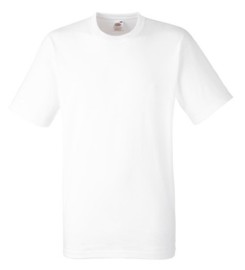 Fruit of the Loom, Heavy T, cotton men's T-shirt, white, S