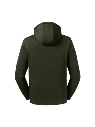 Russell,Pure Organic High Collar Hooded Sweat