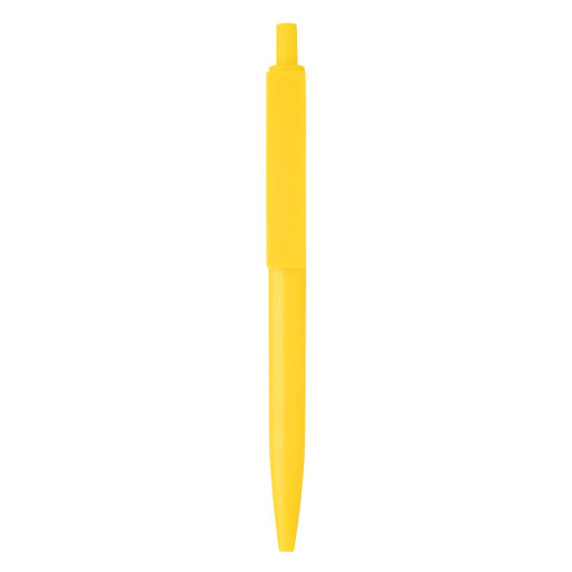 AMIGA CLIP, plastic ball pen, yellow