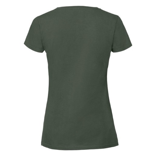 Fruit of the Loom, Ladies Iconic Ringspun Premium T, women's T-shirt, forest green, XL