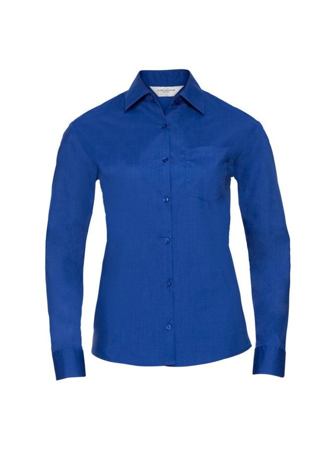 RUSSELL ženka košulja strukirana sa dugim rukavima POLYCOTTON EASY CARE POPLIN