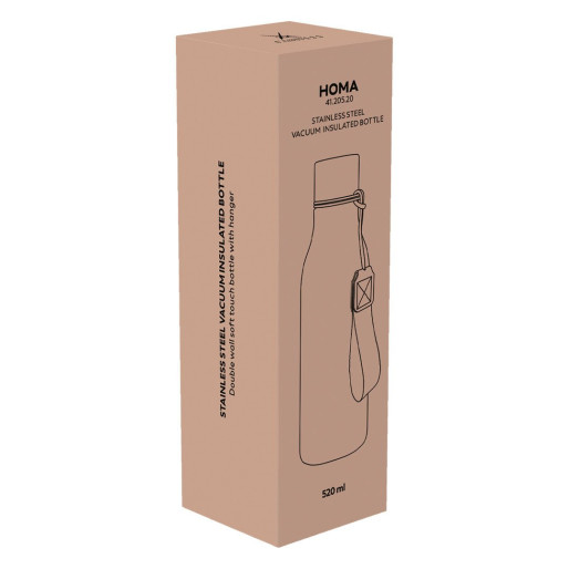 HOMA, vacuum insulated bottle, 520 ml, blue