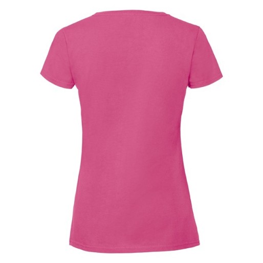 Fruit of the Loom, Ladies Iconic Ringspun Premium T, women's T-shirt, fuchsia, XL
