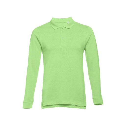 THC BERN. Men's long sleeve polo shirt
