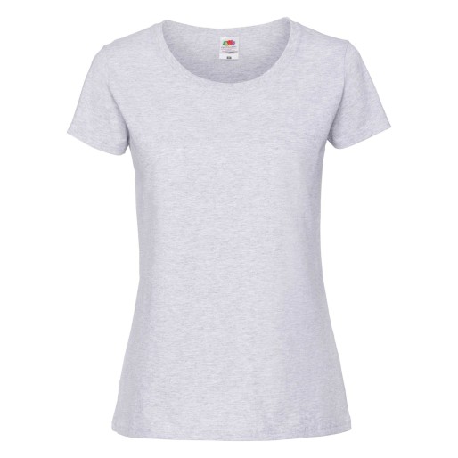 Fruit of the Loom, Ladies Iconic Ringspun Premium T, ženska majica kratkih rukava, melirana, XL