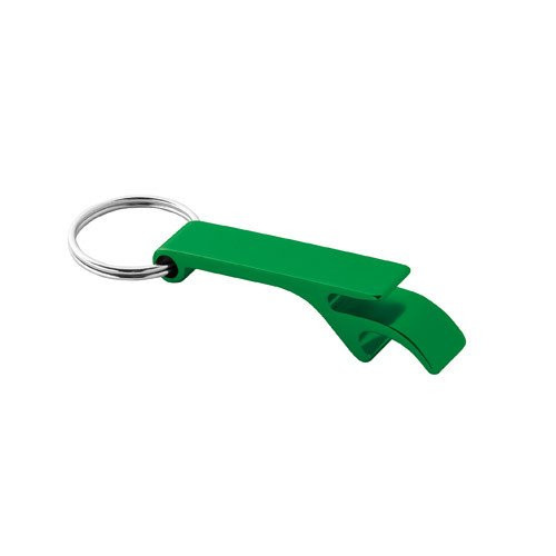 RE-BAITT. Recycled aluminium (100% rAL) keyring with capsule opener