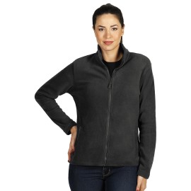 GLECHER LADY, women's polar fleece sweatshirt, dark gray