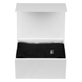 NORDIC SET, zimska kapa i šal, rpet poliester, crni