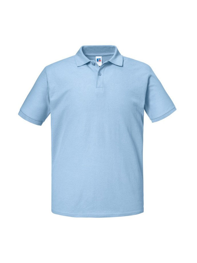 Russell Authentic Eco Polo muška majica nebesko plava XS
