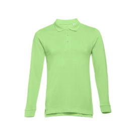 THC BERN. Muška polo majica dugi rukav, Svetlo zelena, 2XL
