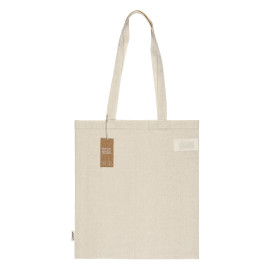 NATURELLA RECYCLE 120, recycled cotton bag, 120 g/m2, beige