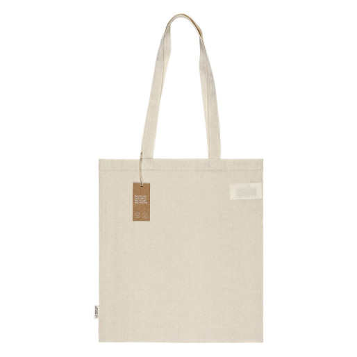 NATURELLA RECYCLE 120, recycled cotton bag, 120 g/m2, beige