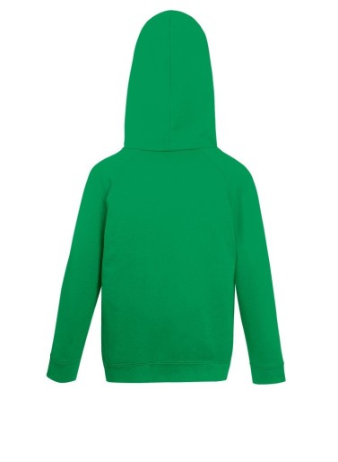 Fruit of the Loom, Kids Lightweight Hooded Sweat, dečija dukserica sa kapuljačom, kelly zelena, 5-6