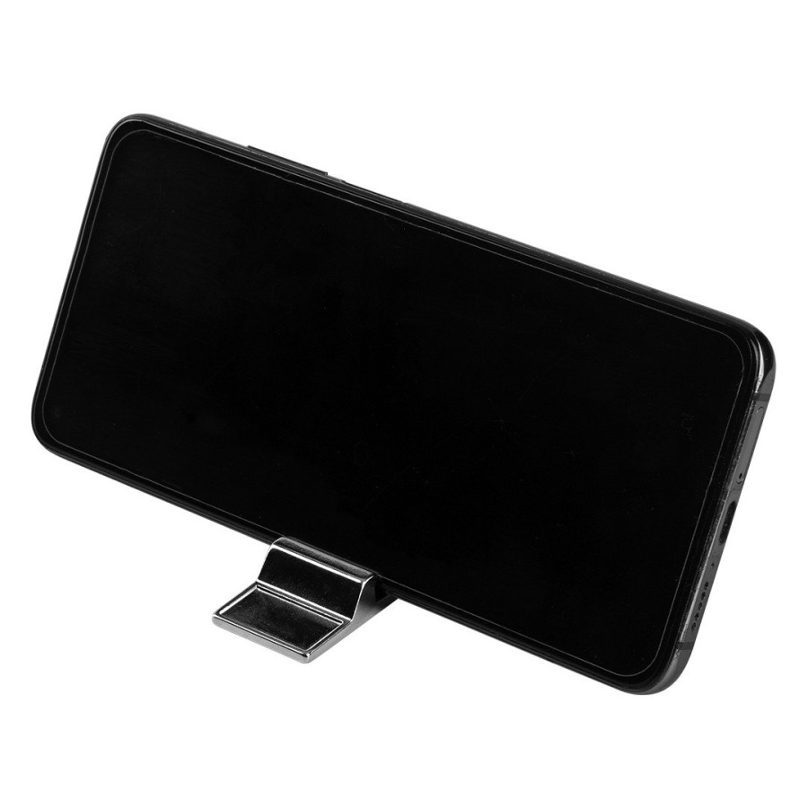 PROP, metal key holder and phone holder, shiny metal