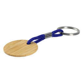 LOG, wooden key holder, royal blue