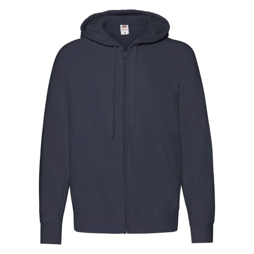Fruit of the Loom, Lightweight Hooded Sweat Jacket, muški duks sa kapuljačom, tamno teget , 2XL