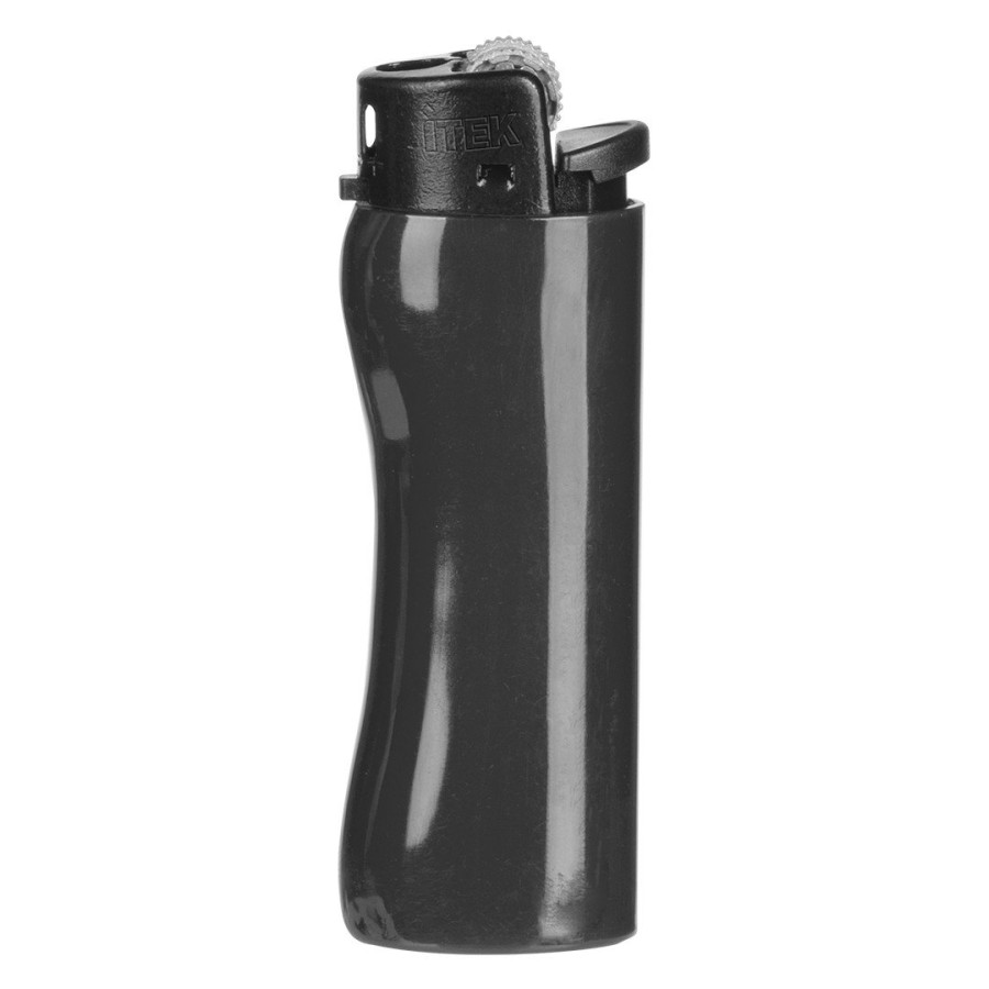 BLAZE, plastic flint lighter, black