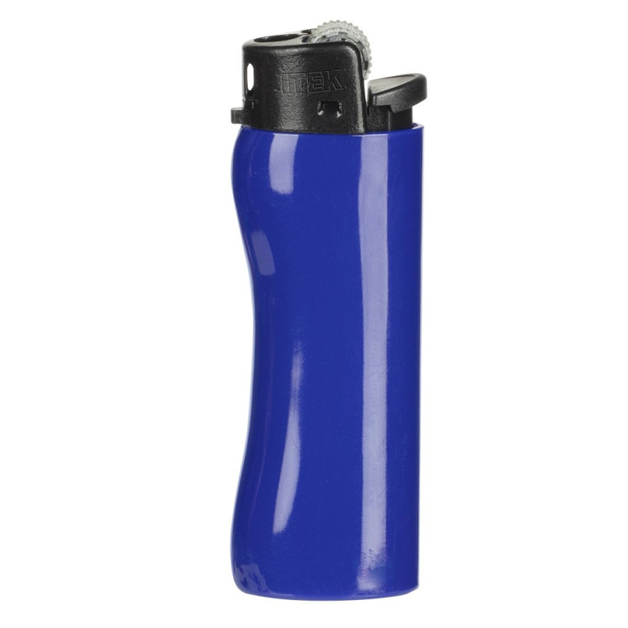 BLAZE, plastic flint lighter, blue