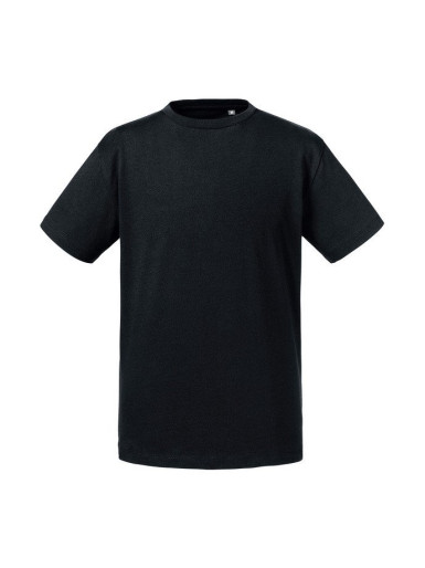 Russell Pure Organic dečija majica, crna, 14-15