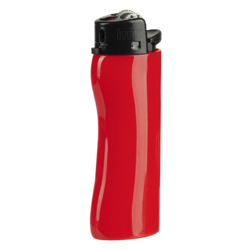 BLAZE, plastic flint lighter, red