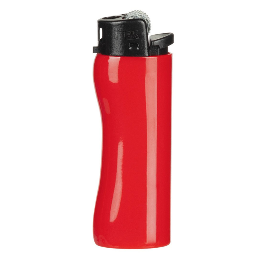 BLAZE, plastic flint lighter, red