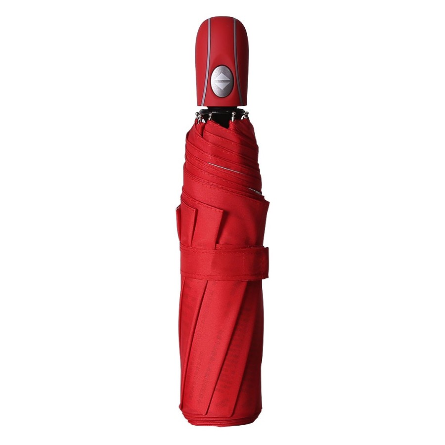 STRATO,  foldable windproof umbrella with auto open/close function, red