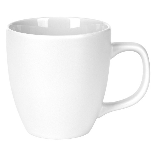 FLORENCE, stoneware mug, 420 ml, white