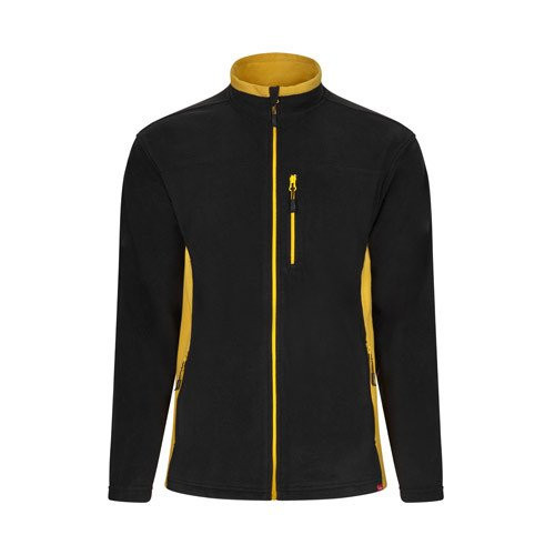 VL GERAS. Two-tone fleece jacket (220g/m²) in polyester (100%)