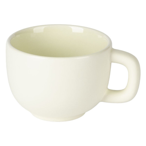 TOTEM, set od dve keramičke šolje za cappuccino sa tacnama, 2 x 200 ml, bež