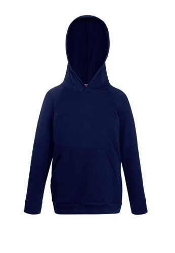 Fruit of the Loom, Kids Lightweight Hooded Sweat, dečija dukserica sa kapuljačom, tamno teget, 12-13