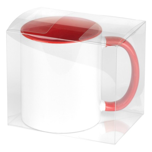 CLEAR BOX, single mug gift box, transparent