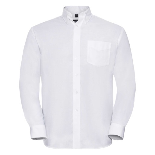 RUSSELL EASY CARE OXFORD men's LS ECare Oxfrd shirt, long sleeve shirt