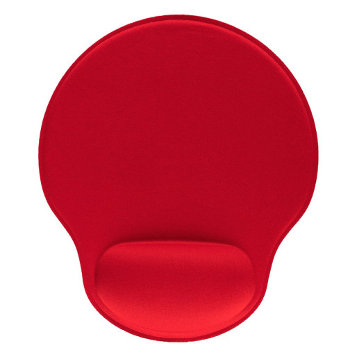 ROUND PAD, mouse pad, red