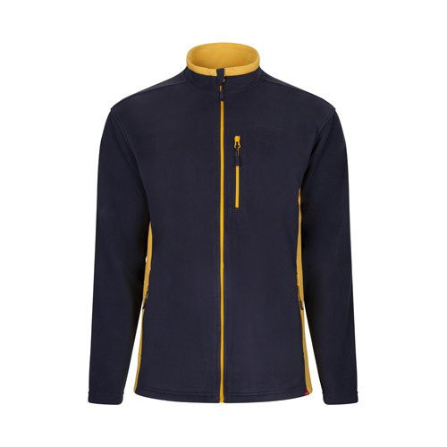 VL GERAS. Two-tone fleece jacket (220g/m²) in polyester (100%)