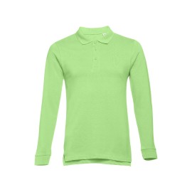 THC BERN. Muška polo majica dugi rukav, Svetlo zelena, 3XL