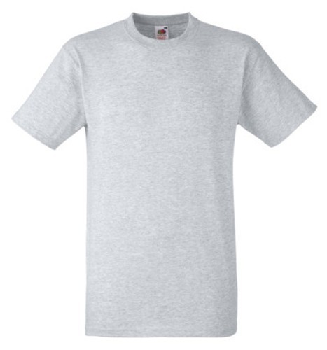 Fruit of the Loom, Heavy T, pamučna muška majica kratkih rukava, pepeljasto siva, M