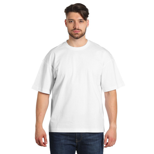 BIG T, oversized organic cotton t-shirt, 220 g/m2, white