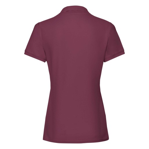 Fruit of the Loom, Ladies Premium Polo, ženska premium polo majica,burgundi , L