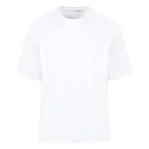 BIG T, široka majica od organskog pamuka, 220 g/m2, bela